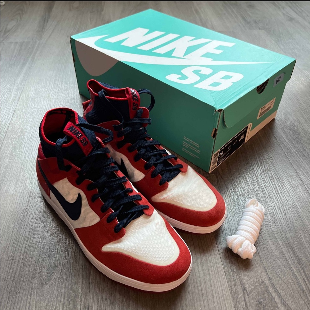 Nike SB Dunk High Elite University Red ‘Skate Longer’ Mens US10